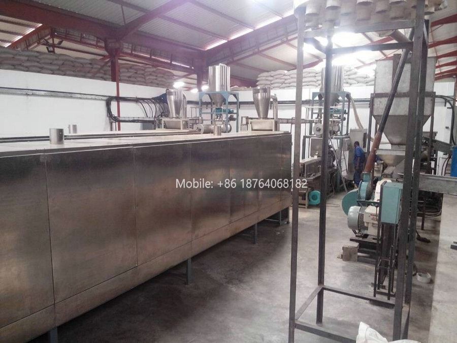 Soya protein processing plant